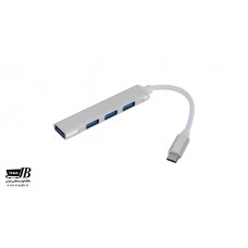 هاب 4 پورت تایپ سی USB3.0 مدل C809